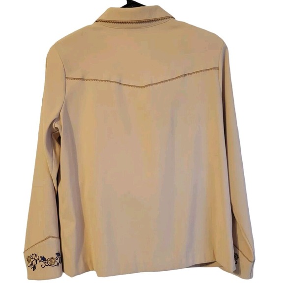 Susan Graver Style Sz Medium Maxi Skirt Suit Set Embroidered VTG‎ - Picture 2 of 16